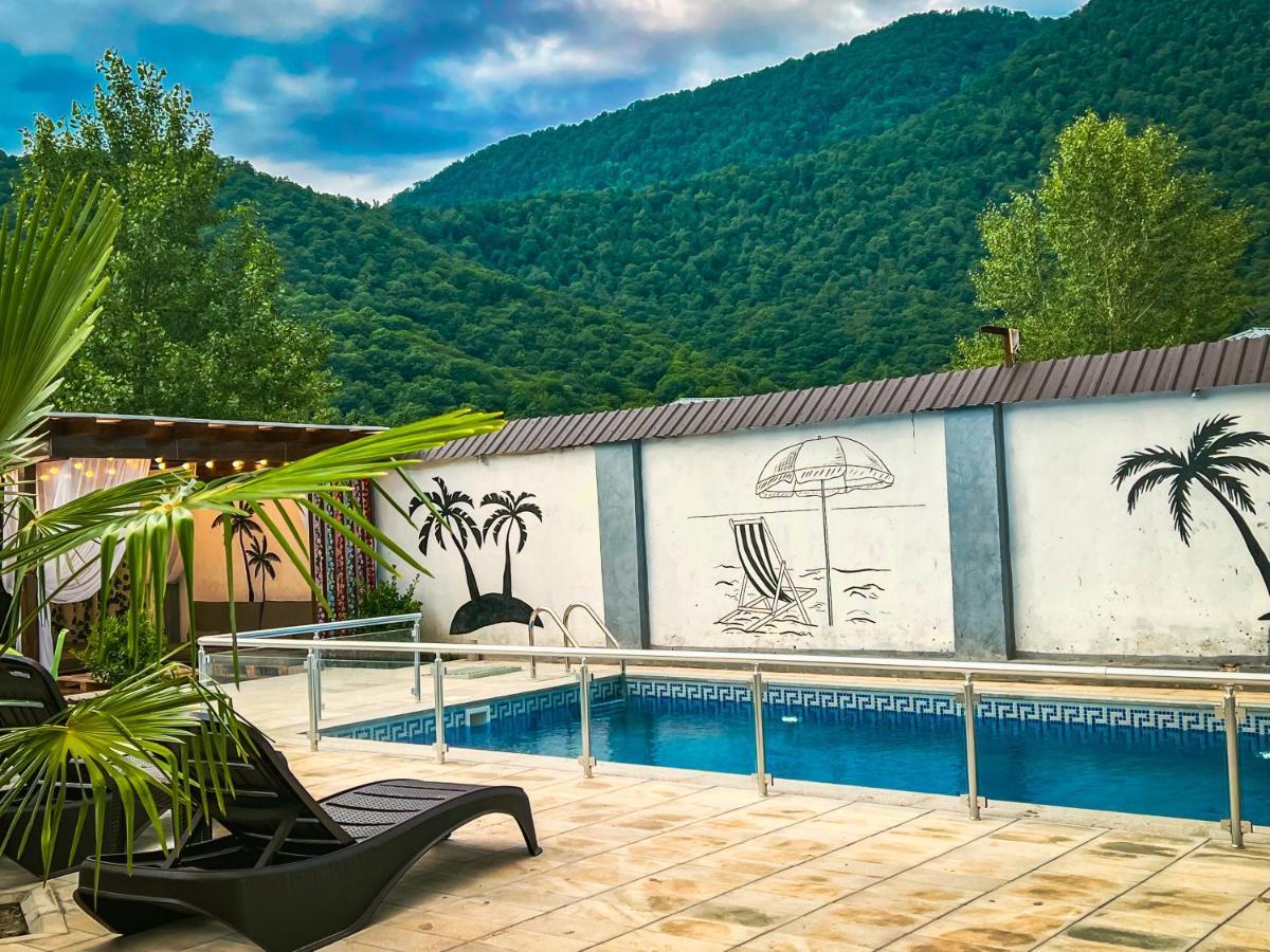 Qafqaz Family Chalet Gabala Ngoại thất bức ảnh